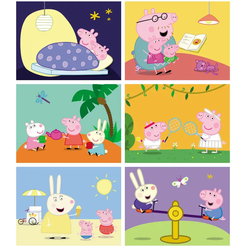 Peppa Pig cube puzzle 12pcs product photo