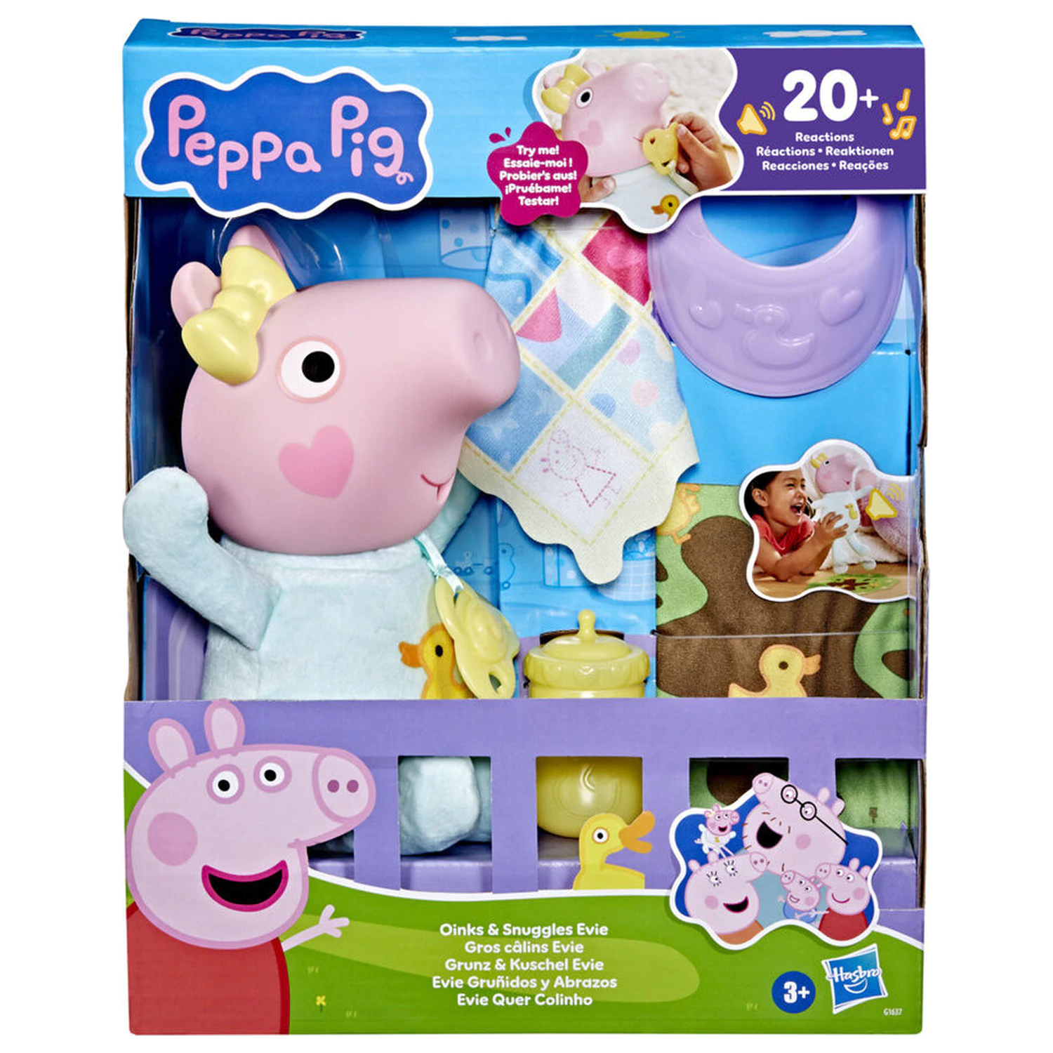 Peppa Pig Evie Grunts and Hugs doll product photo