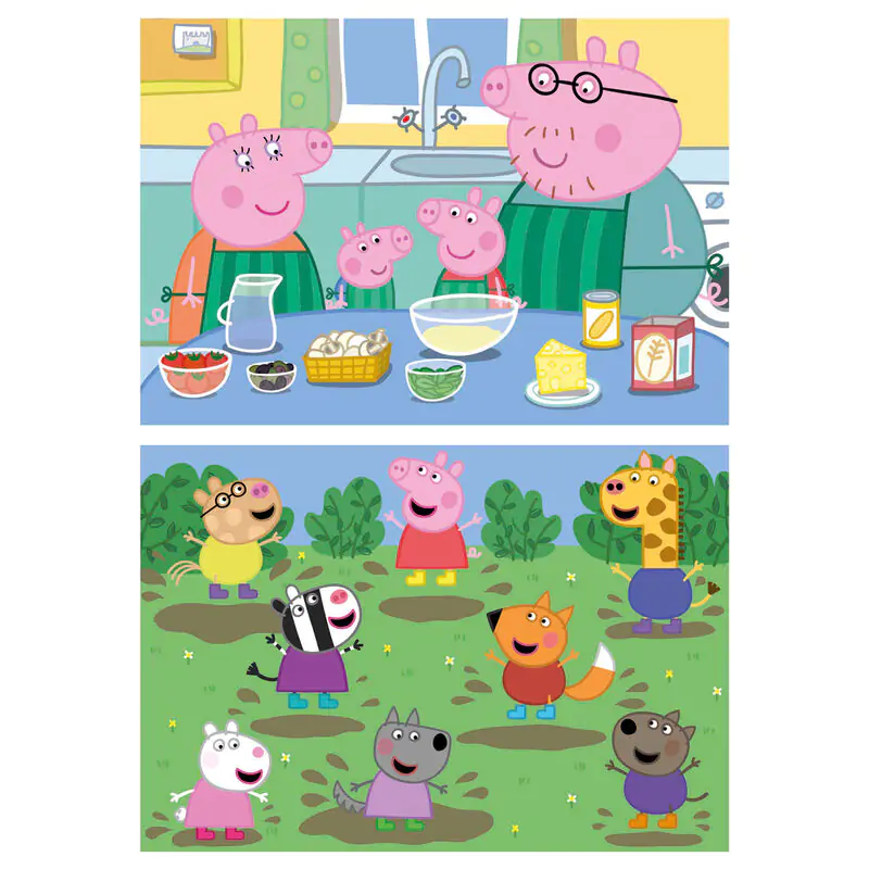 Peppa Pig wood puzzle 2x25pcs product photo