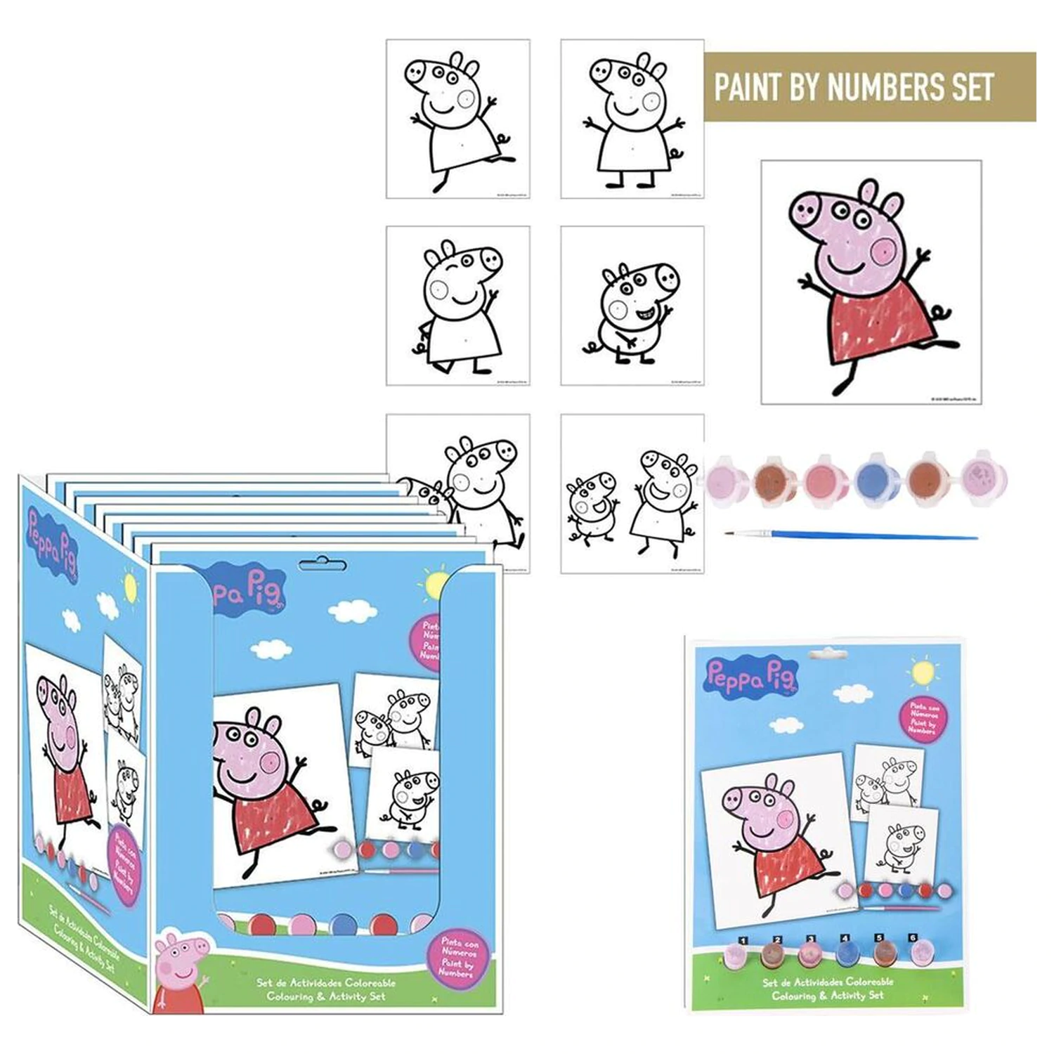 Peppa Pig colouring stationery set product photo