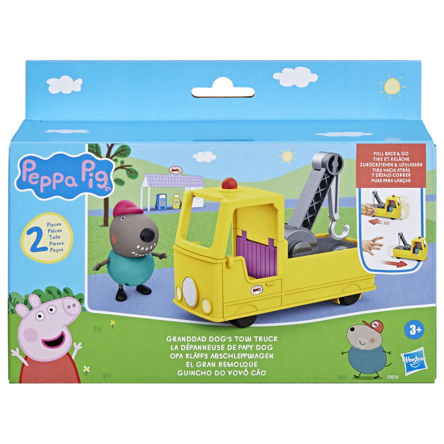 Peppa Pig Granddad Dogs Tow Truck playset product photo