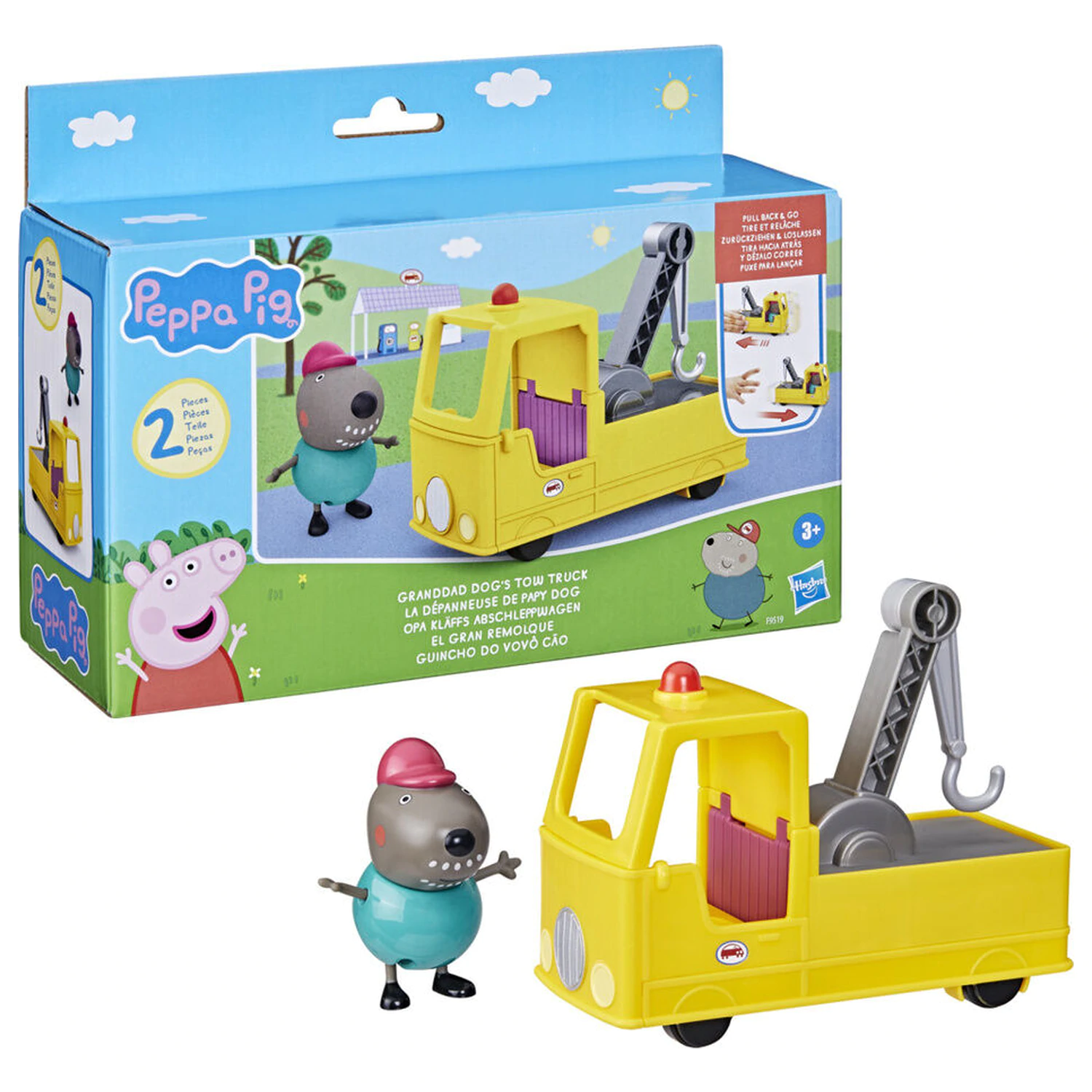 Peppa Pig Granddad Dogs Tow Truck playset product photo