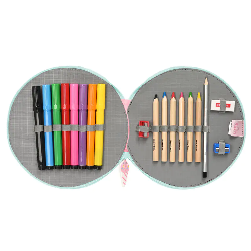 Peppa Pig Ice Cream pencil case 18pcs product photo