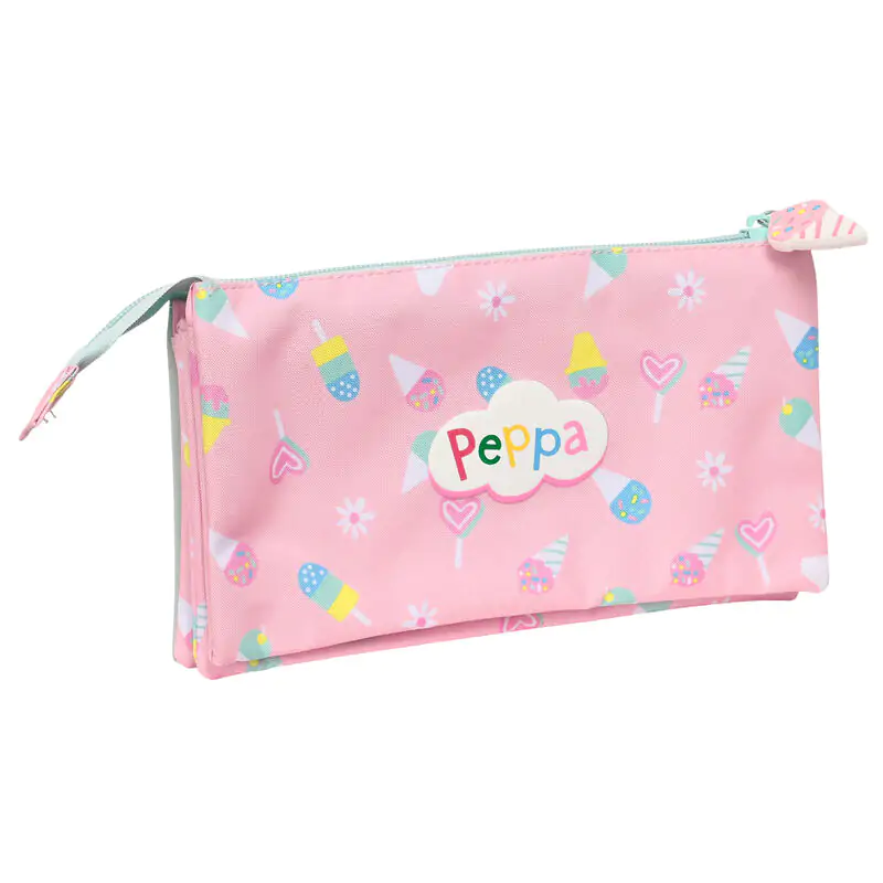 Peppa Pig Ice Cream triple pencil case product photo