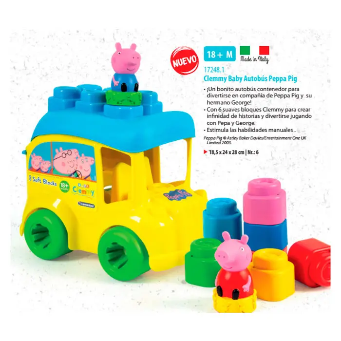 Clemmy Baby Peppa Pig activity bus product photo