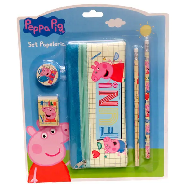 Peppa Pig stationery set with pencil case product photo