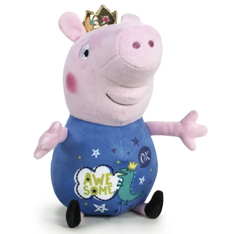Peppa Pig Its Magic George Crown plush toy 72cm product photo