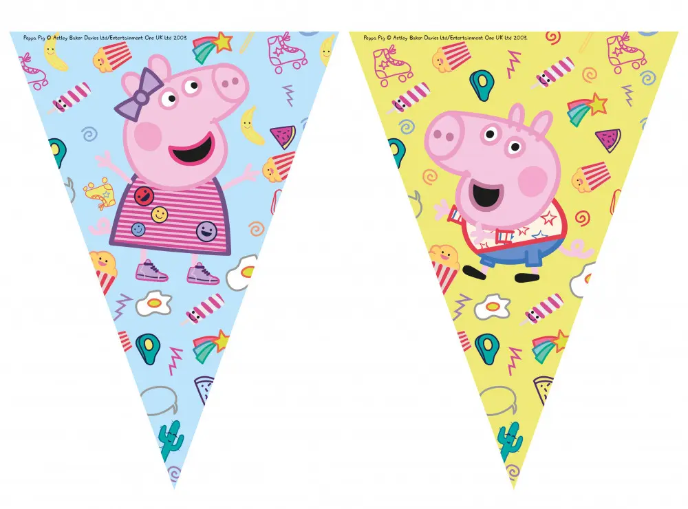 Peppa Pig Messy Play, Peppa Pig Bunting 2.3 m product photo
