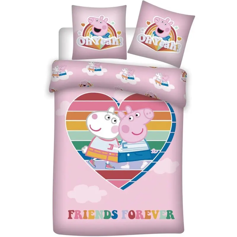 Peppa Pig microfibre duvet cover bed 90cm product photo