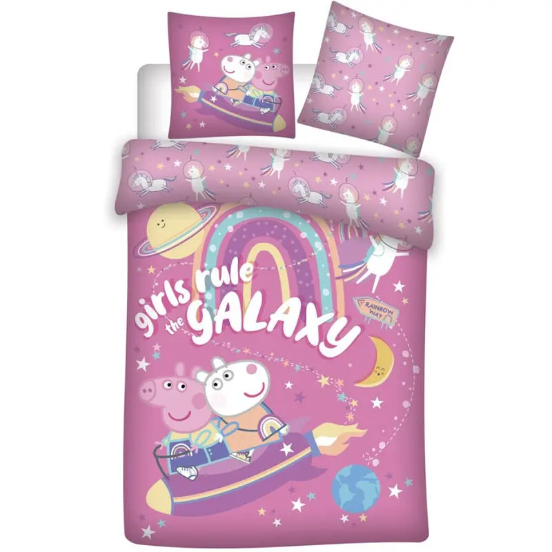 Peppa Pig microfibre duvet cover bed 90cm product photo