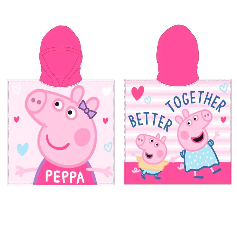 Peppa Pig microfibre poncho towel product photo