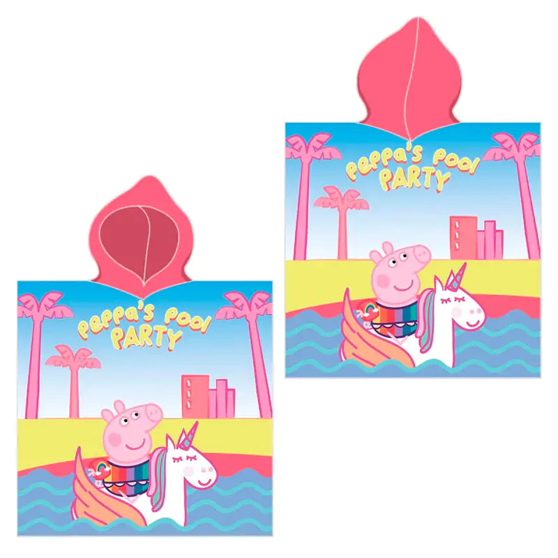 Peppa Pig microfibre poncho towel product photo