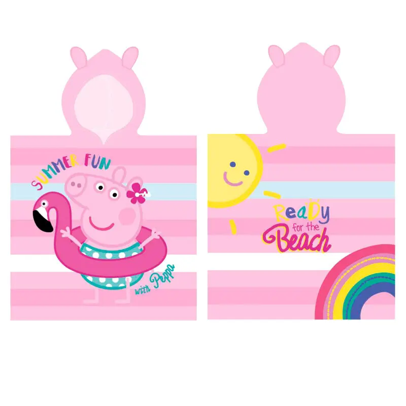 Peppa Pig microfiber poncho towel product photo