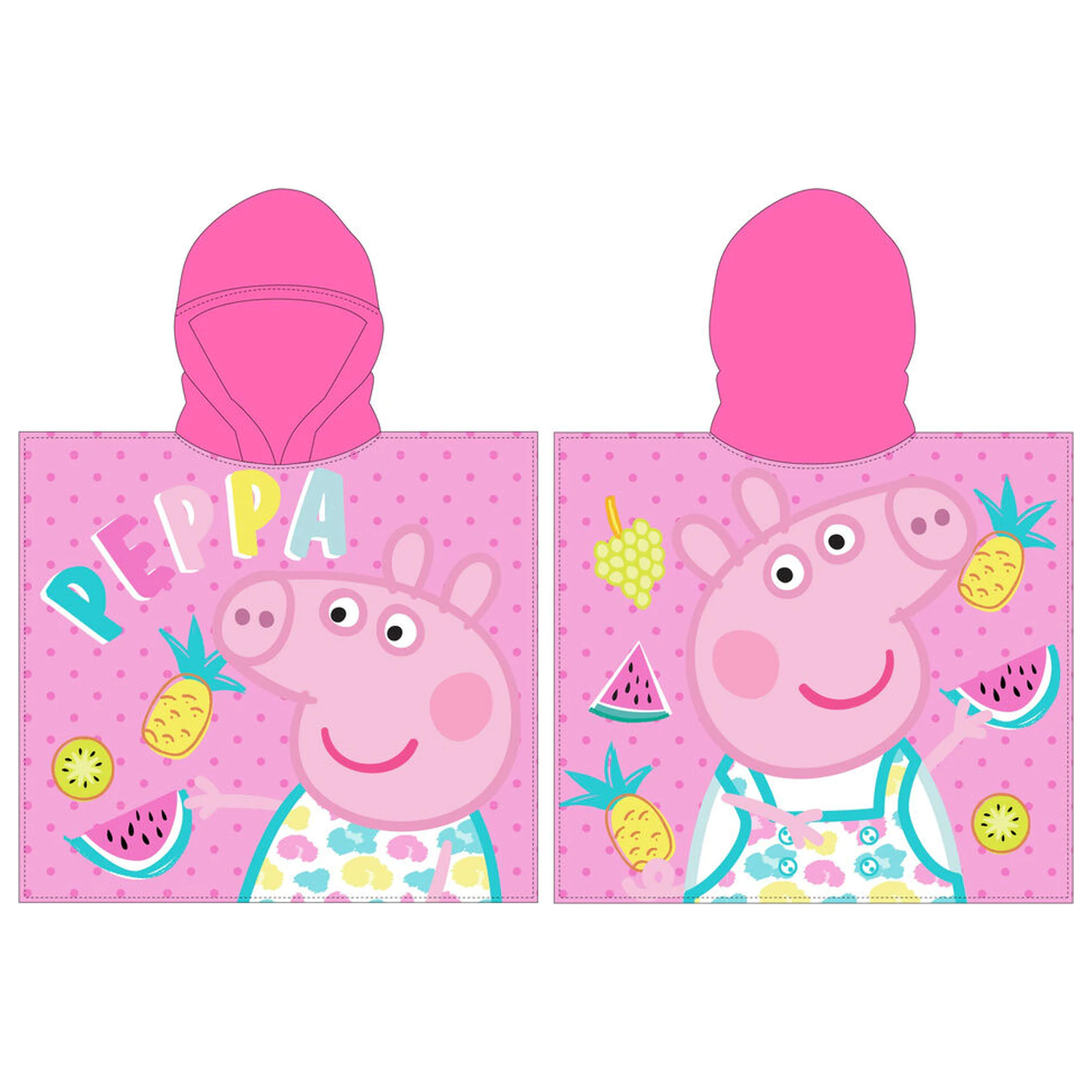 Peppa Pig microfibre poncho towel product photo