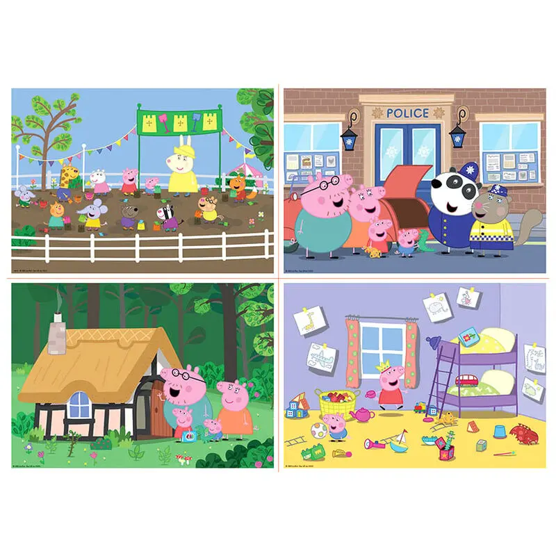 Peppa Pig Progressive puzzle 20-40-60-80pcs product photo