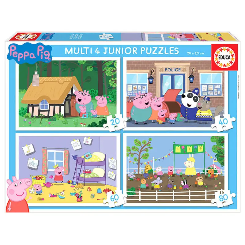 Peppa Pig Progressive puzzle 20-40-60-80pcs product photo