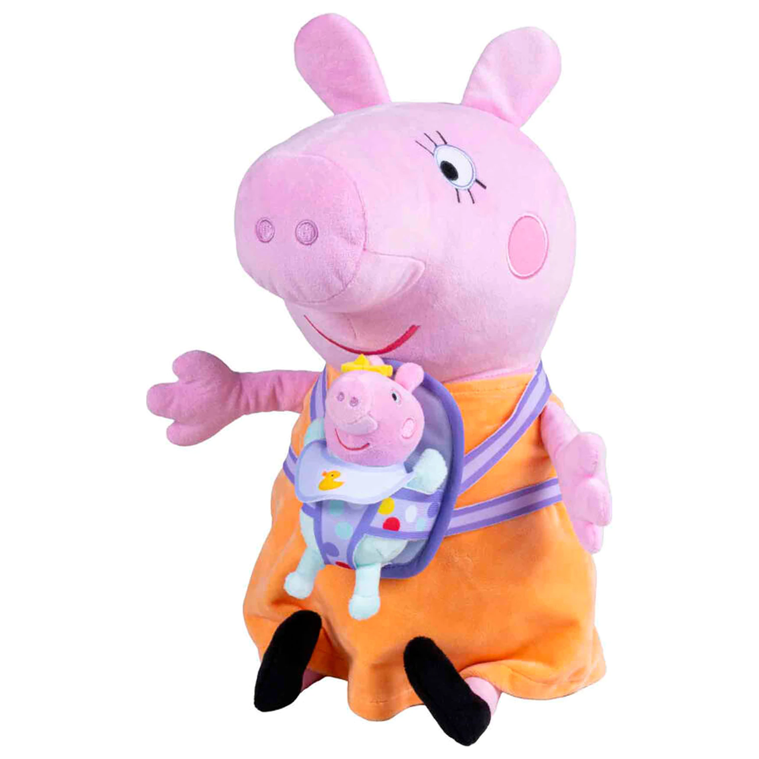 Peppa Pig Mummy Pig with Evie plush toy 33cm product photo