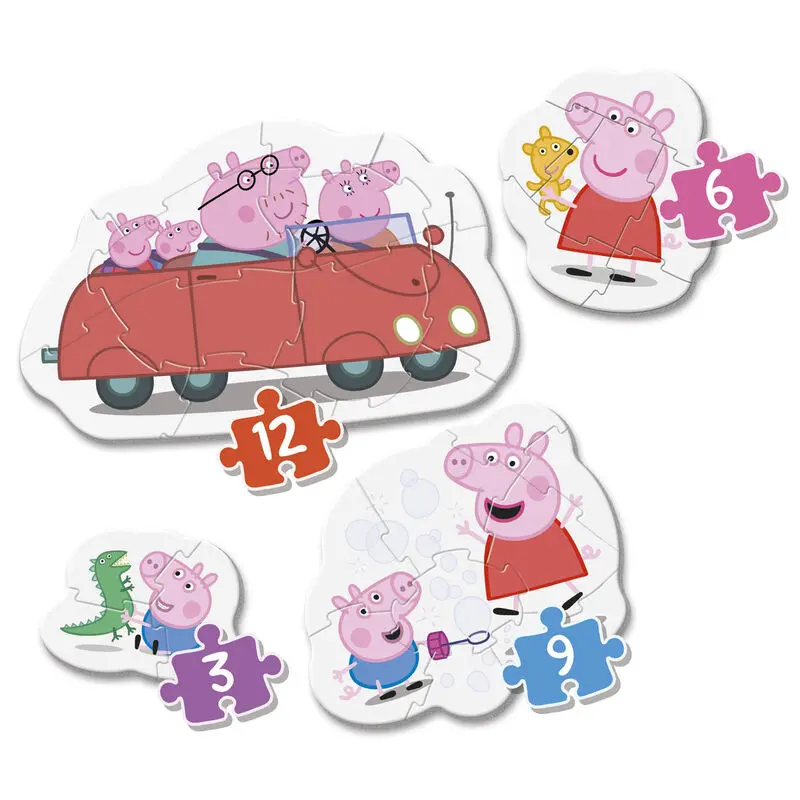 Peppa Pig My First Puzzle 3-6-9-12pcs termékfotó