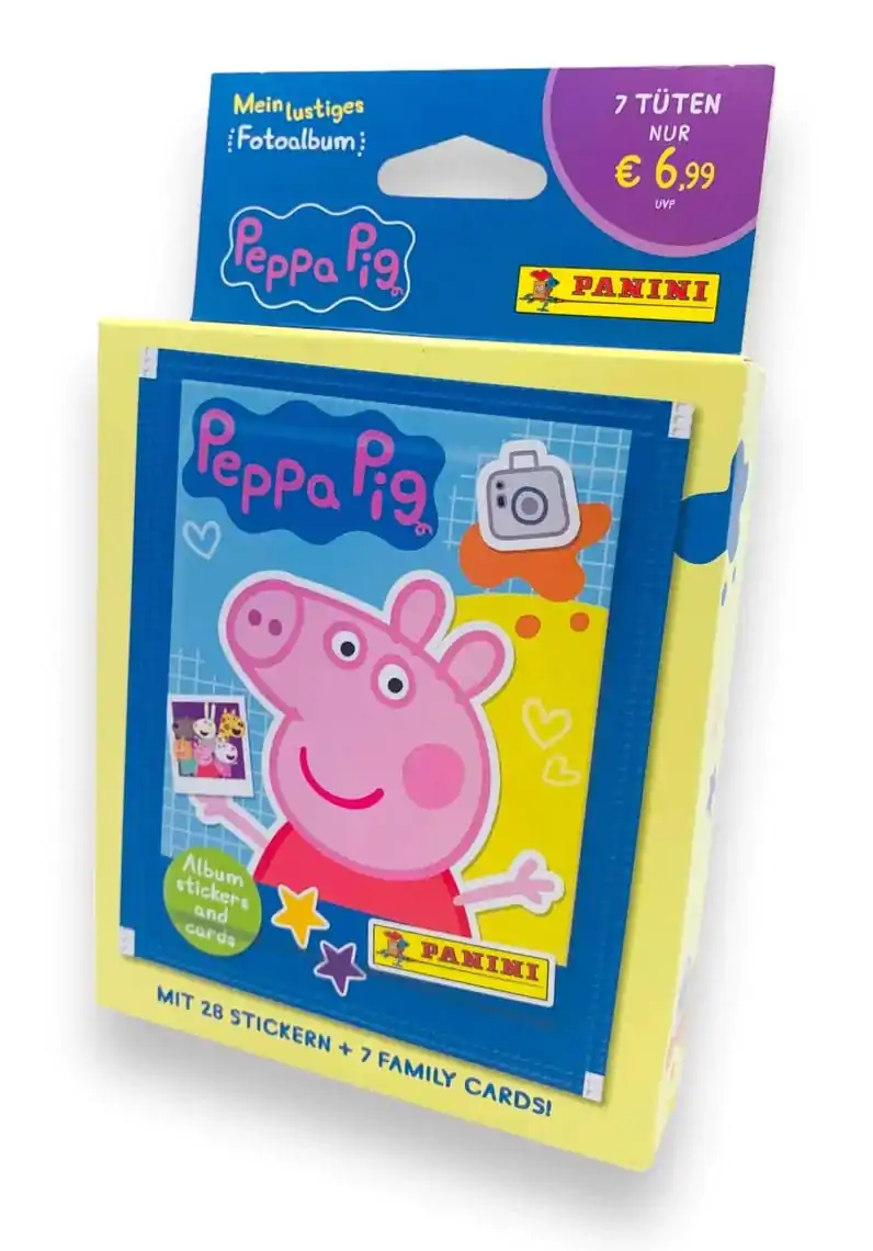 Peppa Pig - My fun Photo Album Stickers &amp; Trading Cards Eco-Blister *German Version* product photo