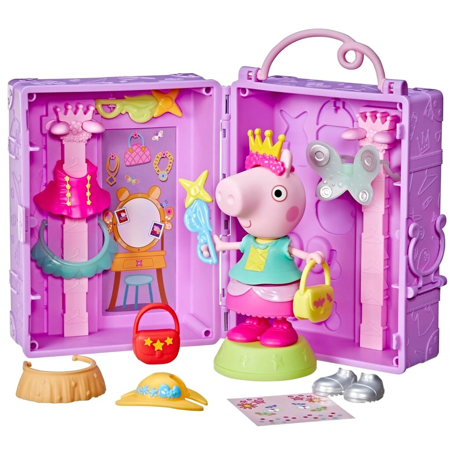 Peppa Pig Peppa's Dress-Up wardrobe + figure 15cm product photo