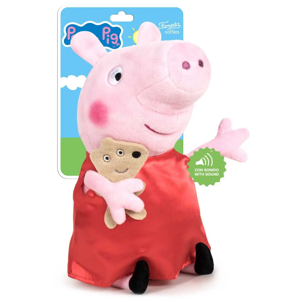 Peppa Pig plush toy with sound 31cm product photo