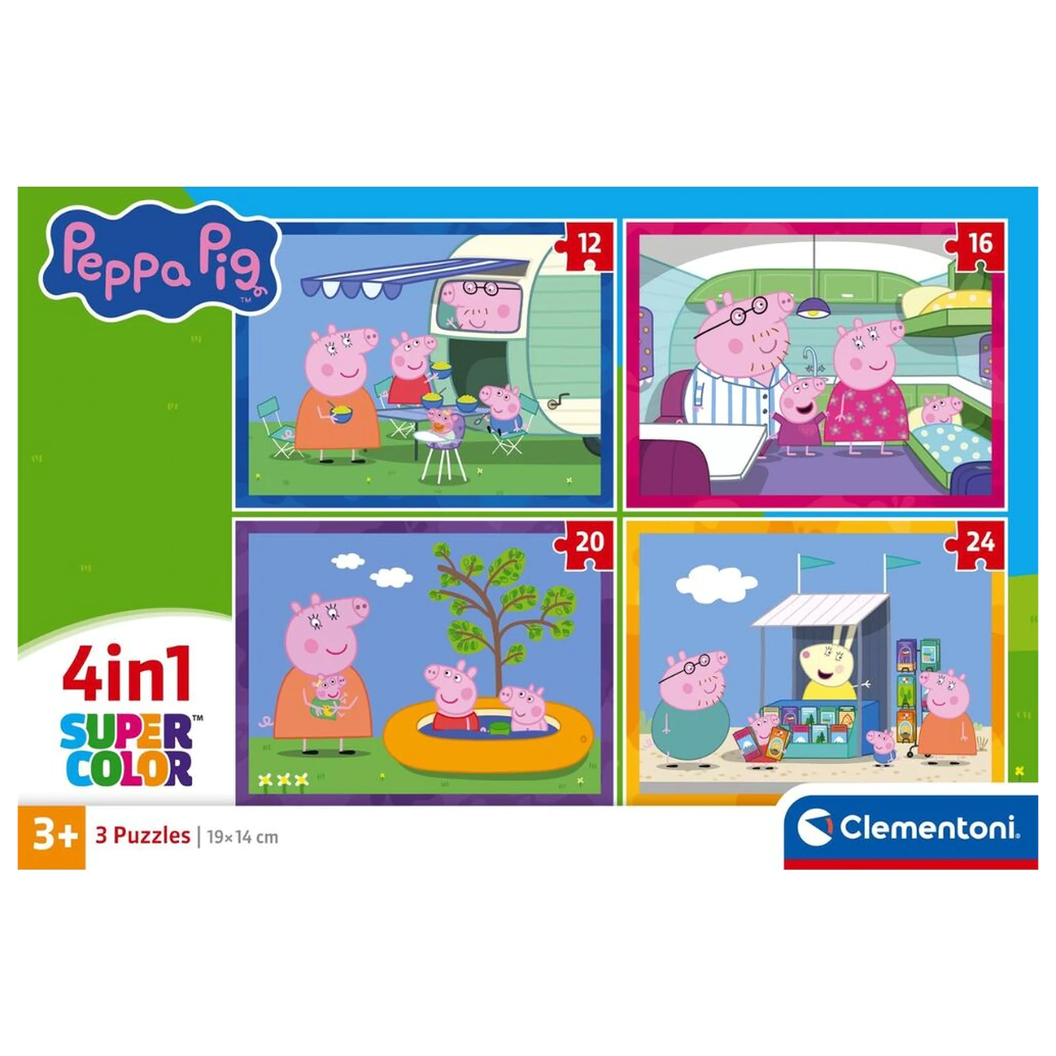 Peppa Pig puzzle 12-16-20-24pcs product photo