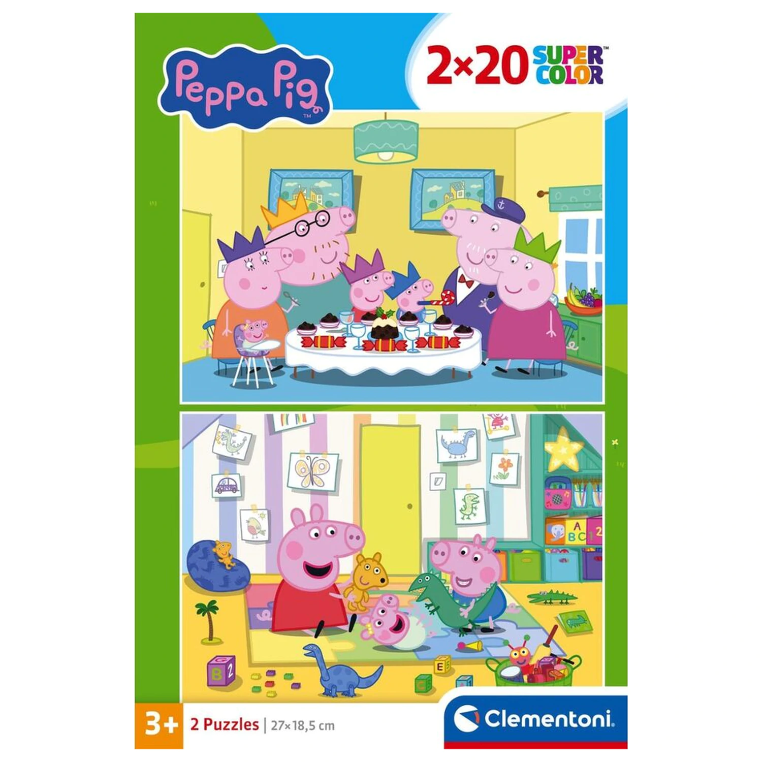 Peppa Pig puzzle 2x20pcs product photo