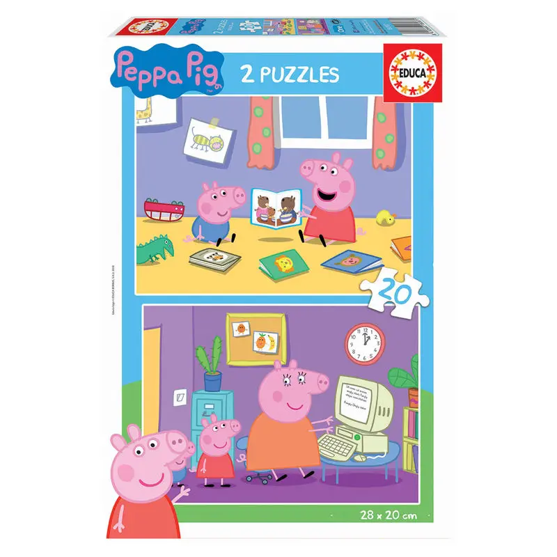 Peppa Pig puzzle 2x20pcs product photo