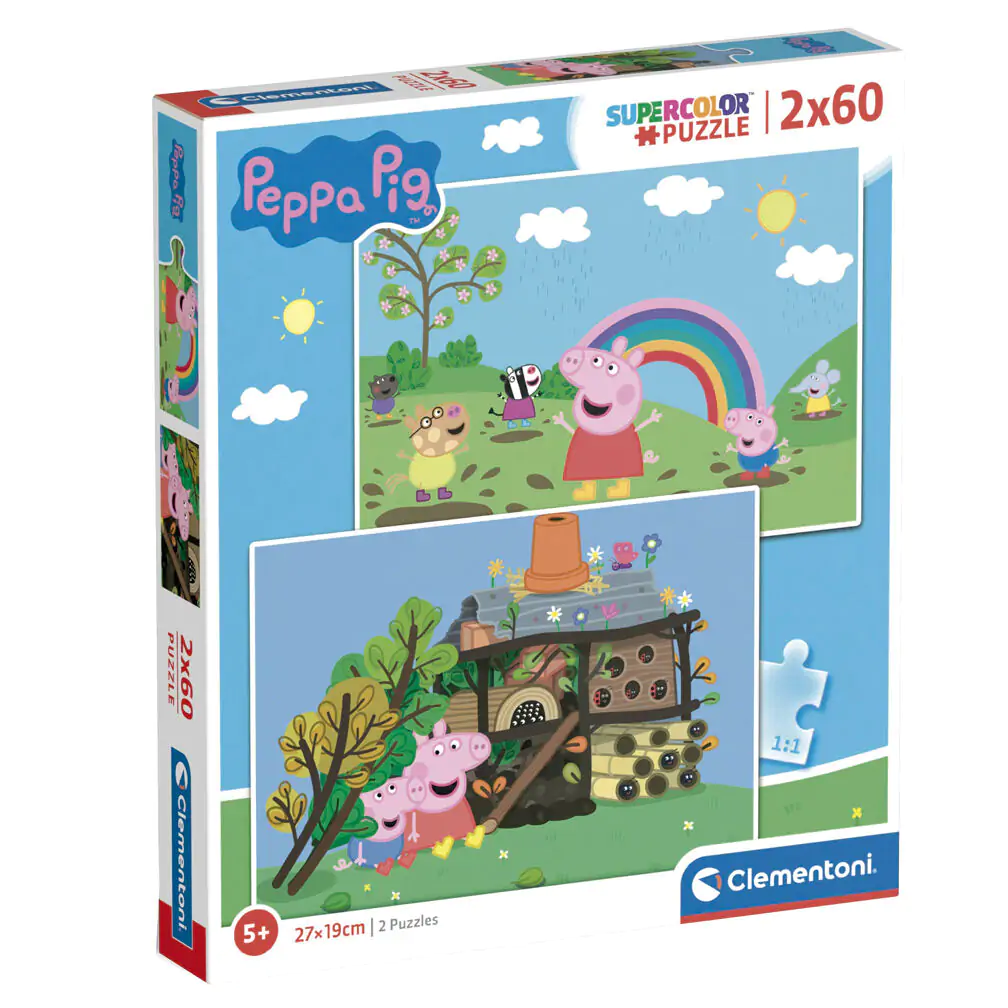 Peppa Pig puzzle 2x60pcs product photo