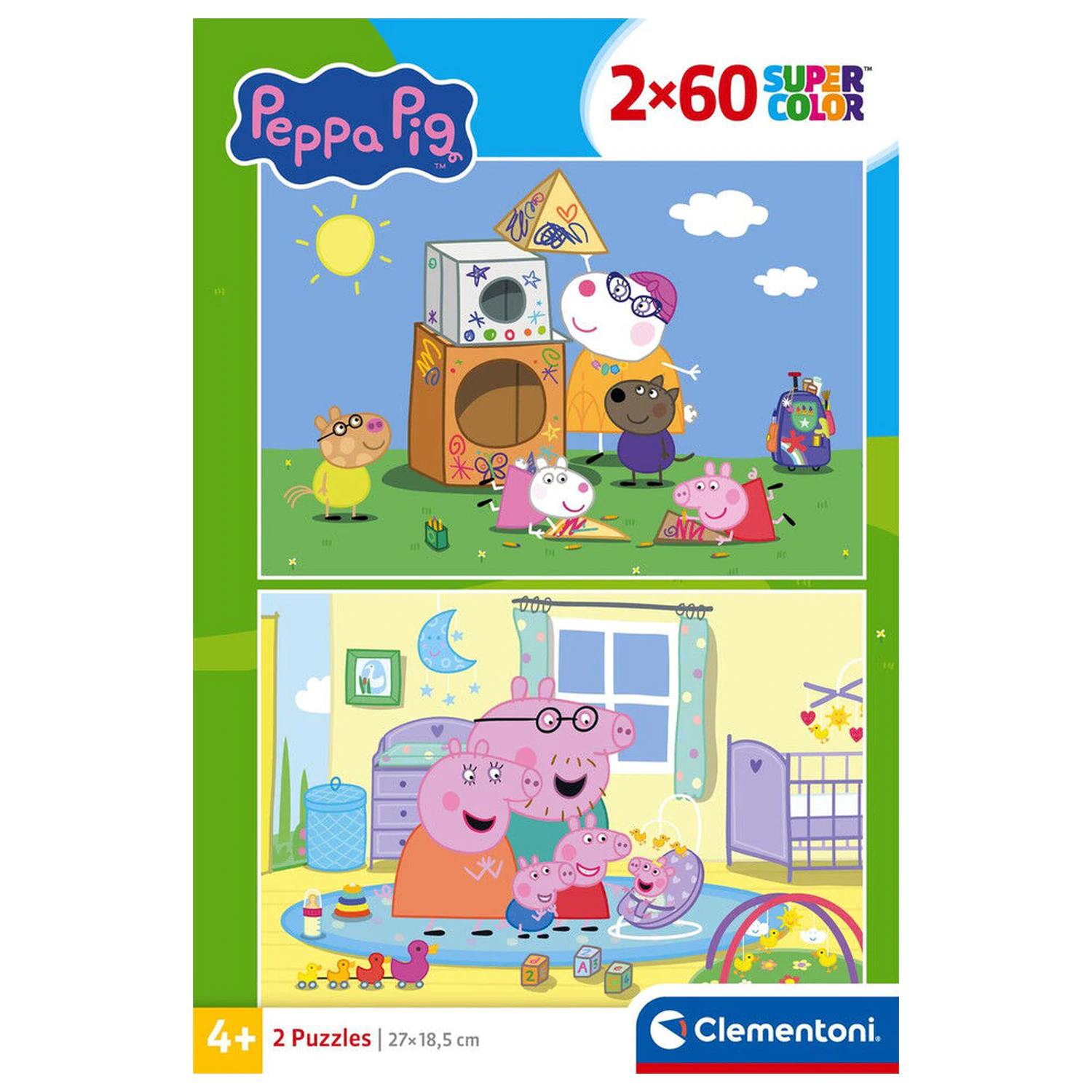 Peppa Pig puzzle 2X60pcs product photo