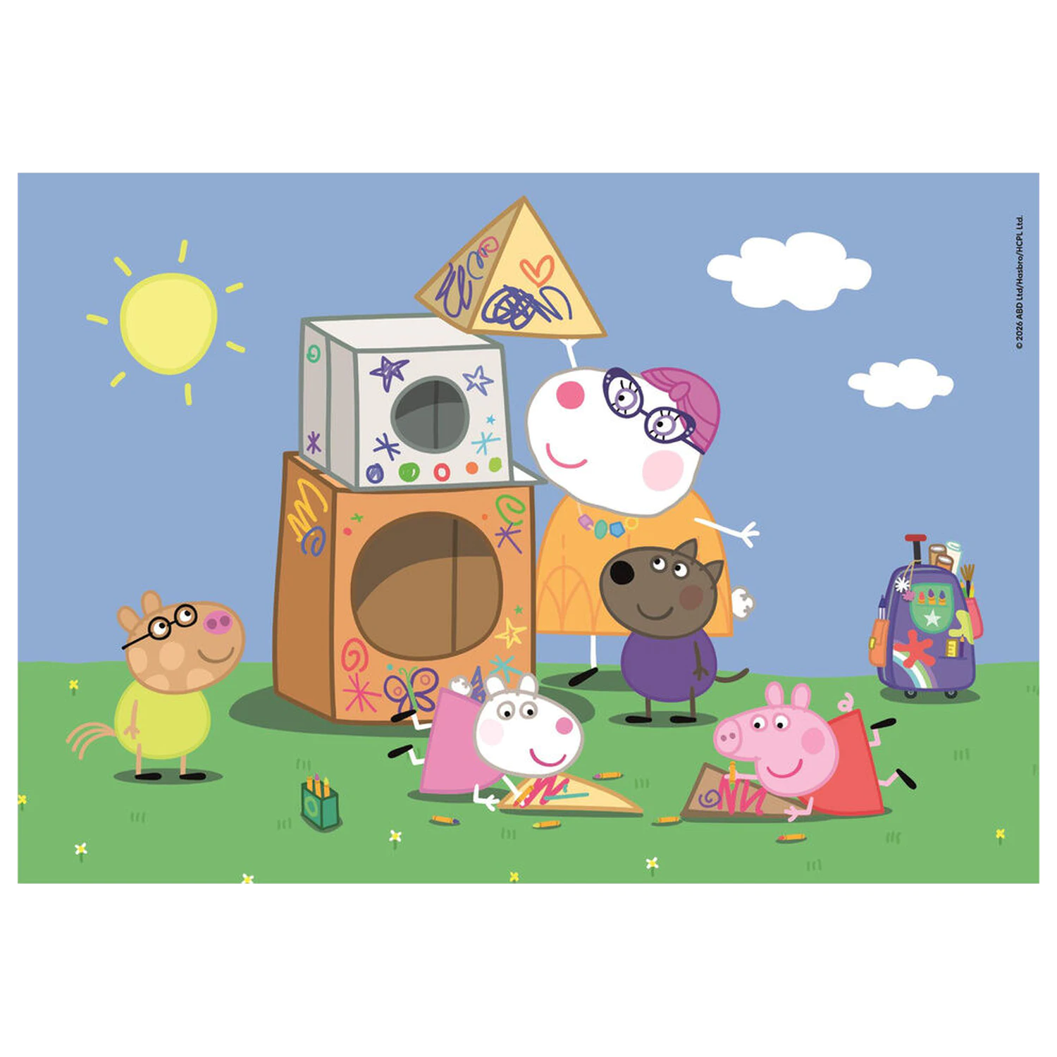 Peppa Pig puzzle 2X60pcs product photo