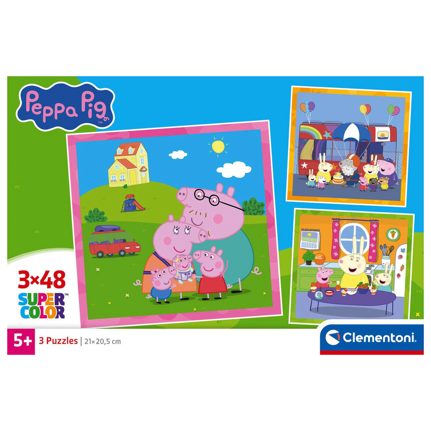 Peppa Pig puzzle 3x48pcs product photo