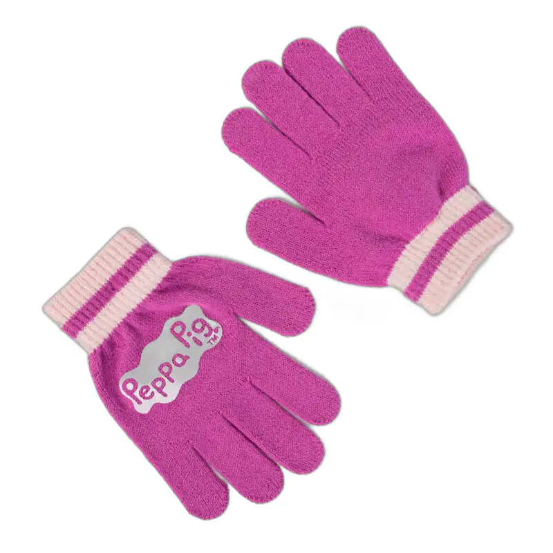Peppa Pig hat and gloves set product photo