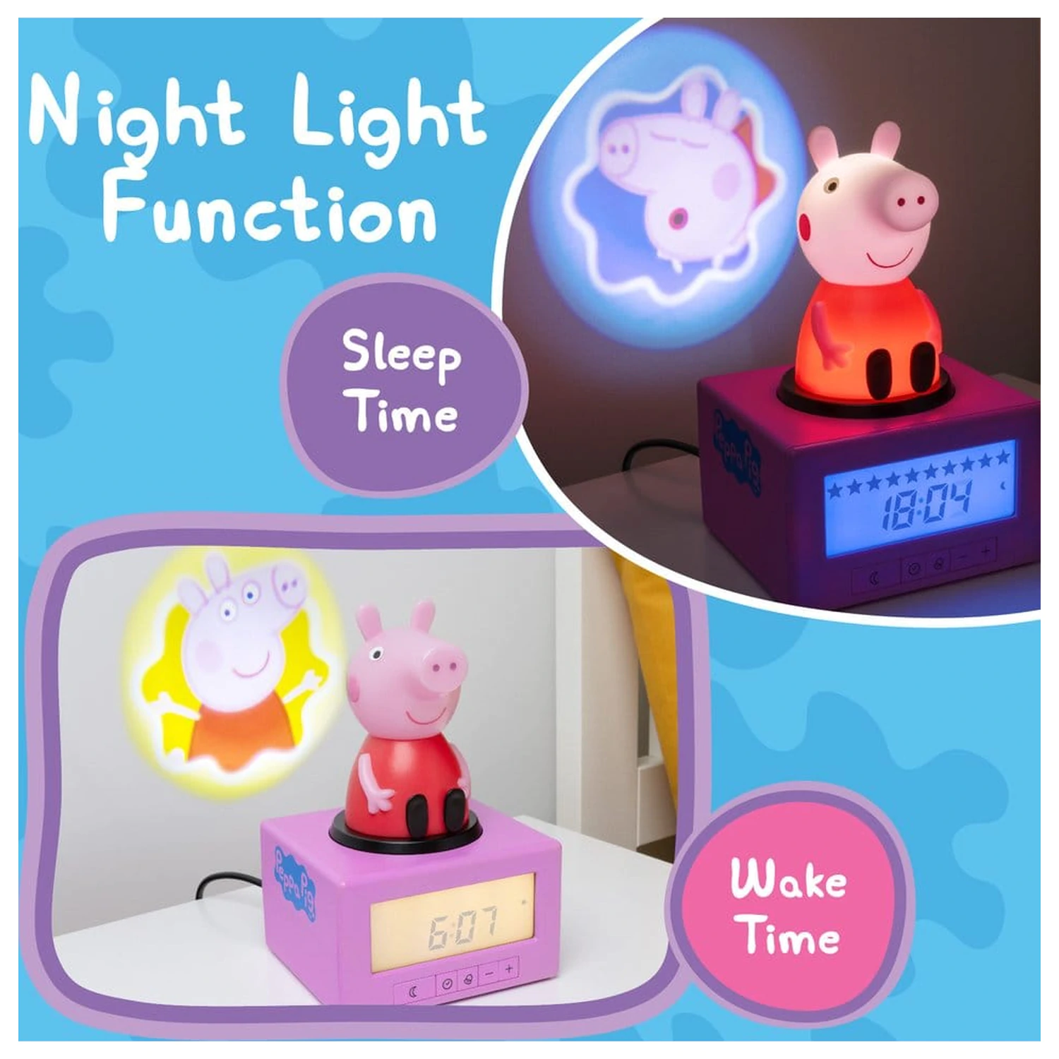 Peppa Pig Alarm Clock Sleep Training product photo