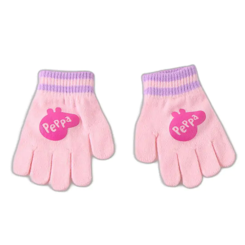 Peppa Pig winter set snood hat gloves product photo