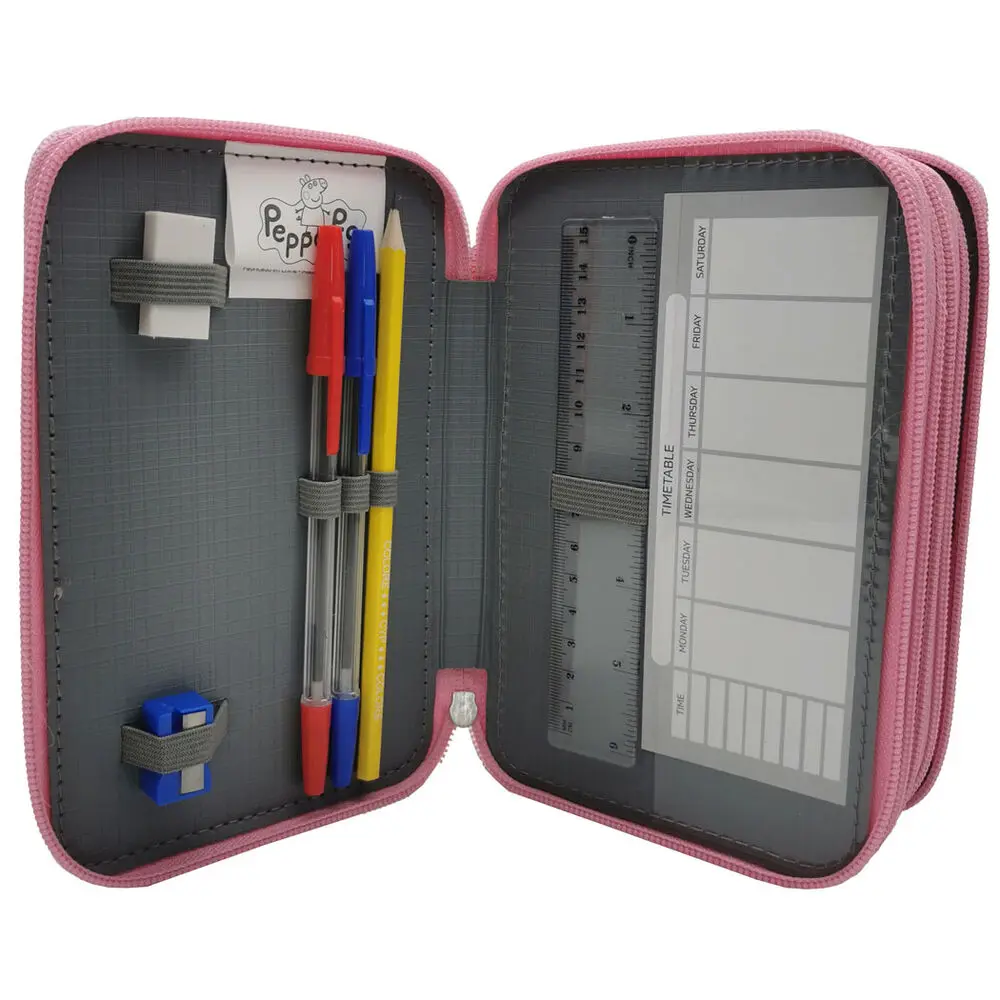 Peppa Pig triple filled pencil case product photo