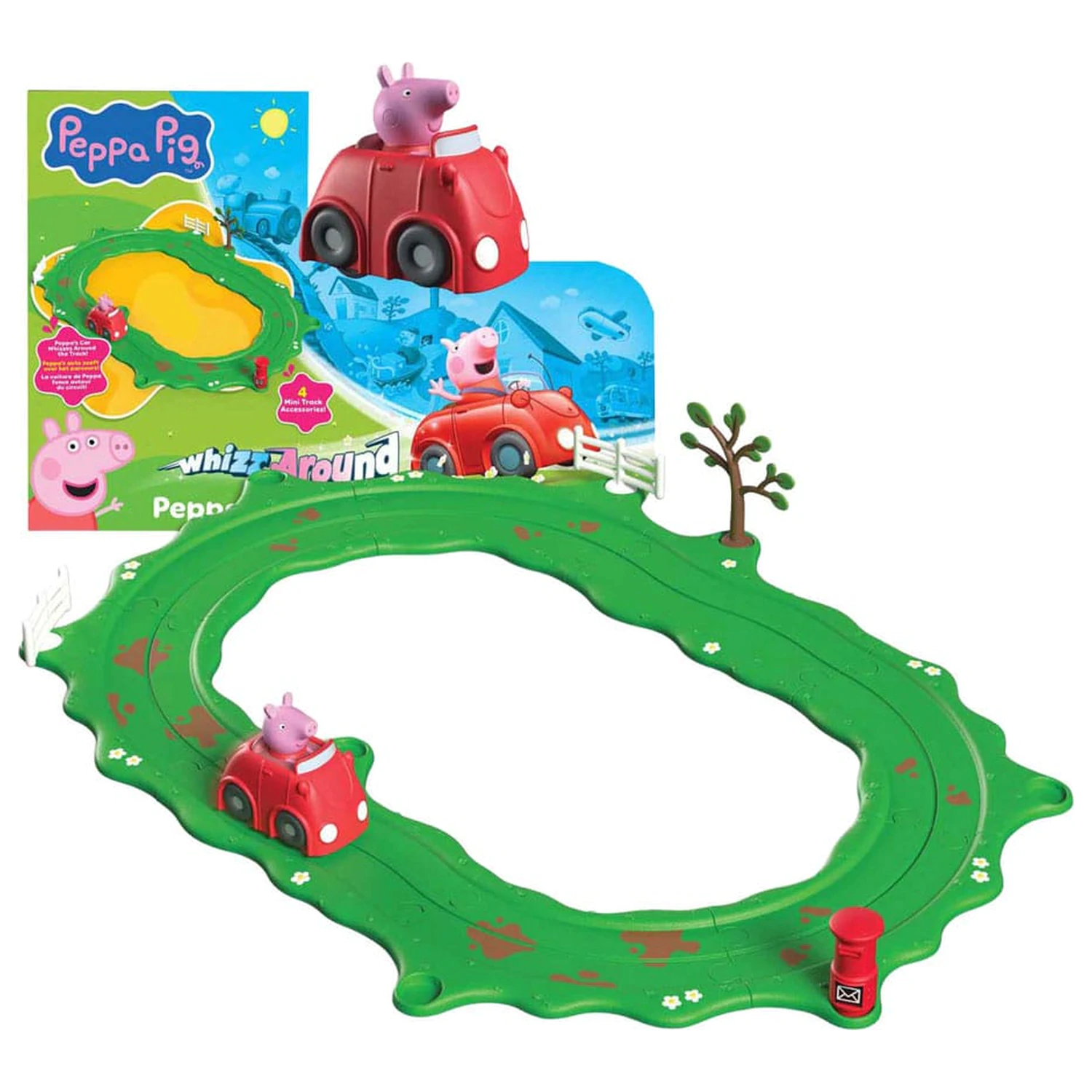 Peppa Pig Whizz Around Peppa's Little Red Car Set  product photo