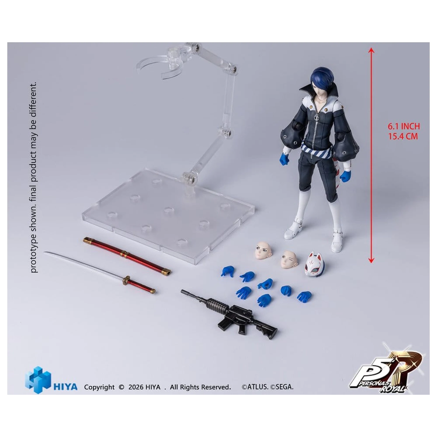 Persona 5 Royal Exquisite Basic Action Figure 1/12 Fox 16 cm product photo