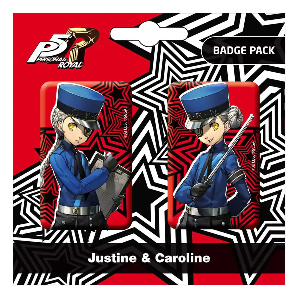 Persona 5 Royal Pin Badges 2-Pack Justine & Caroline termékfotó