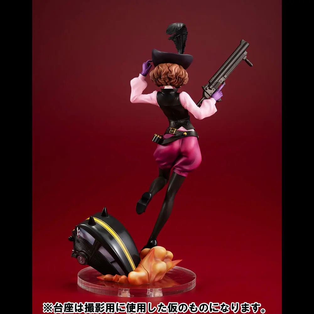 Persona 5 Royal Lucrea PVC Statue Noir (Haru Okumura) &amp; Morgana Car 24 cm product photo