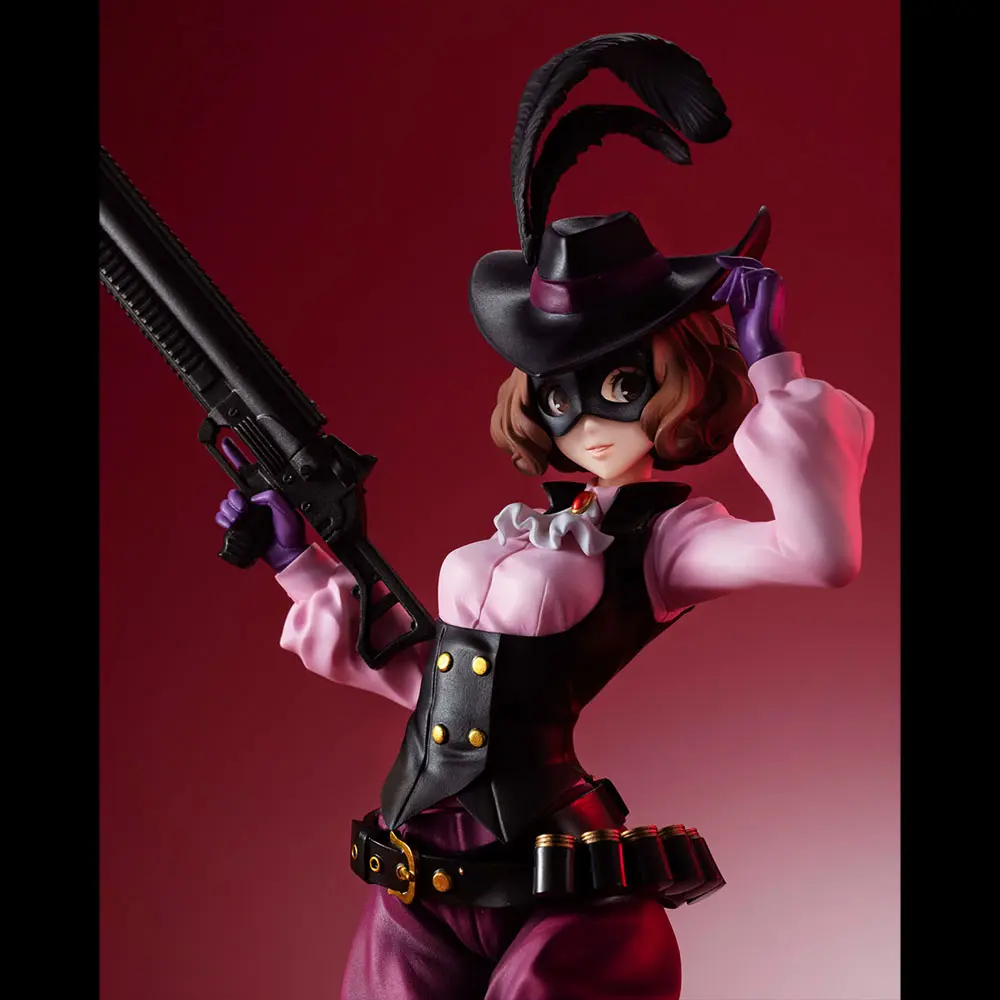 Persona 5 Royal Lucrea PVC Statue Noir (Haru Okumura) &amp; Morgana Car 24 cm product photo