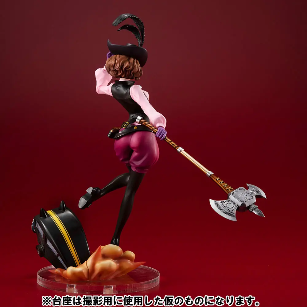 Persona 5 Royal Lucrea PVC Statue Noir (Haru Okumura) &amp; Morgana Car 24 cm product photo