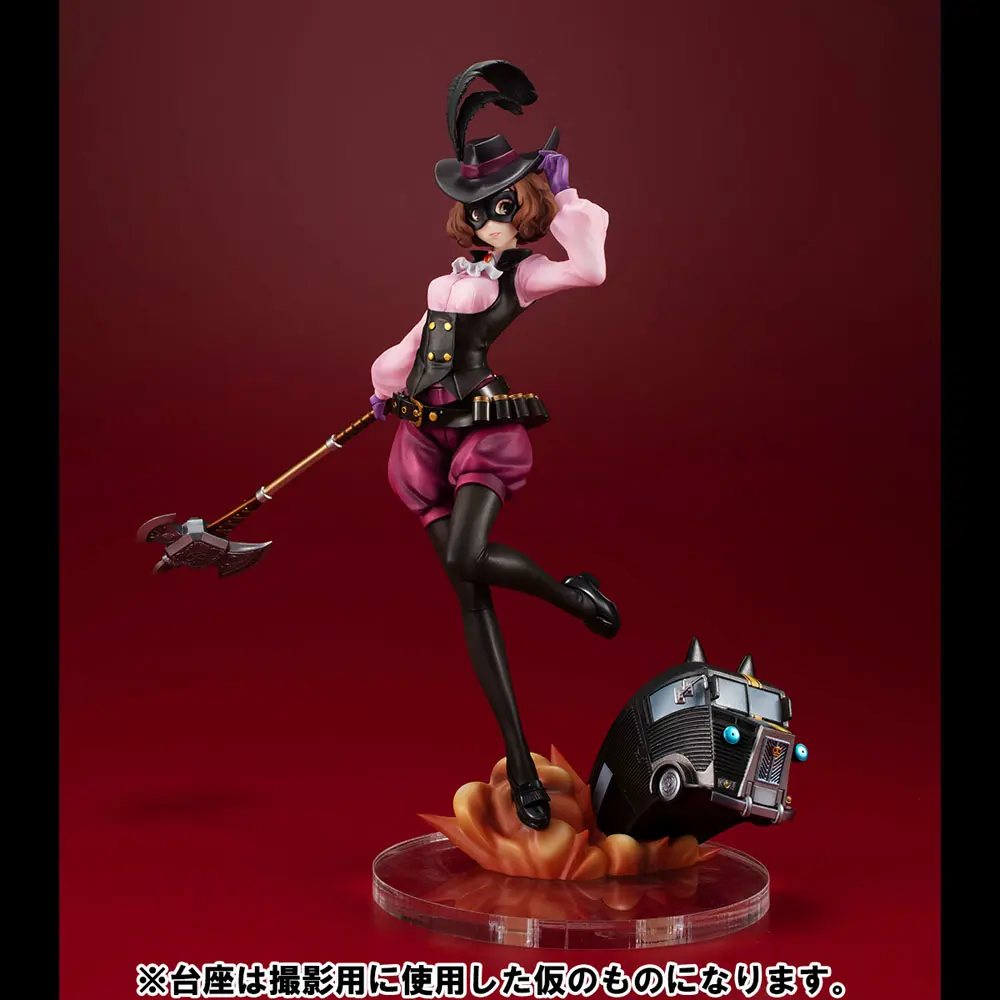 Persona 5 Royal Lucrea PVC Statue Noir (Haru Okumura) &amp; Morgana Car 24 cm product photo