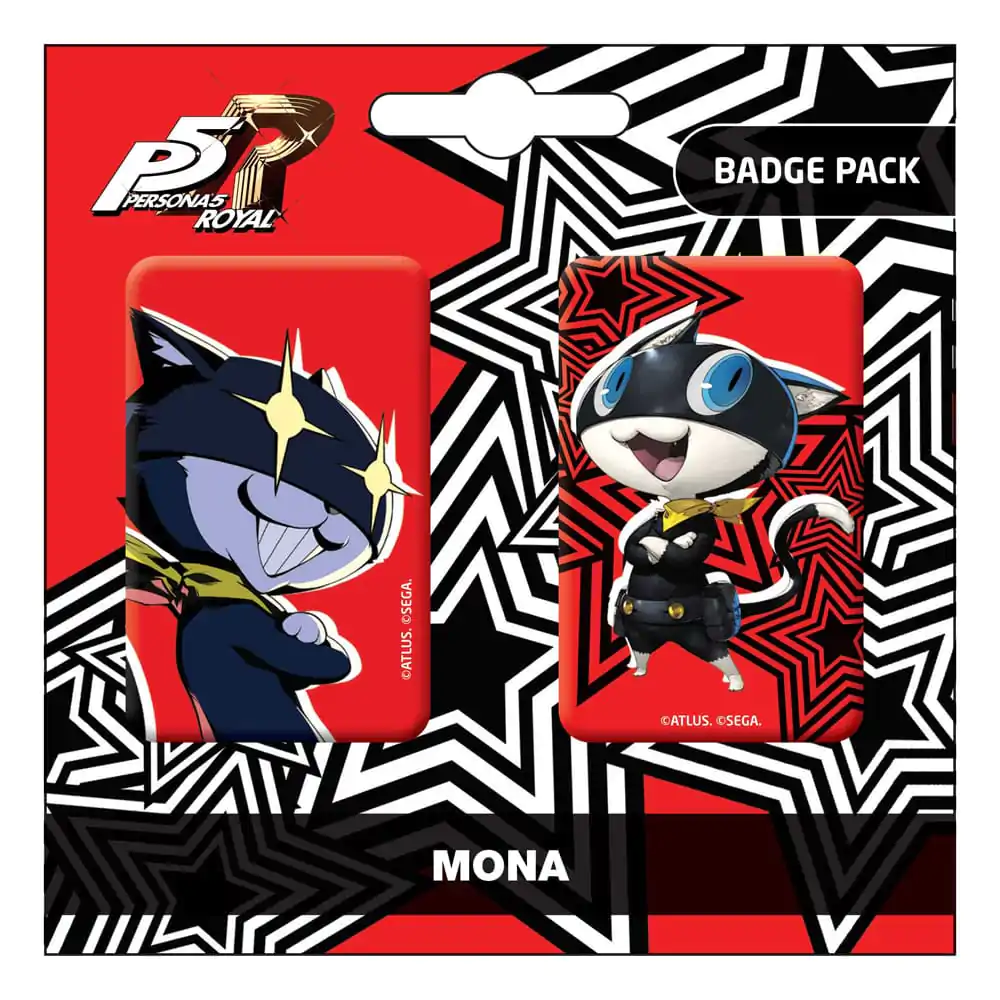 Persona 5 Royal Pin Badges 2-Pack Mona / Morgana product photo