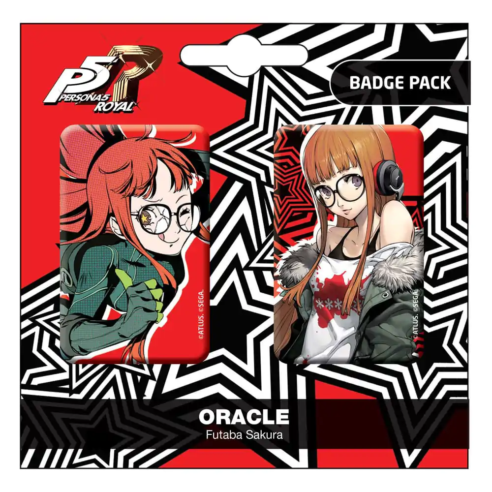 Persona 5 Royal Pin Badges 2-Pack Oracle / Futaba Sakura product photo