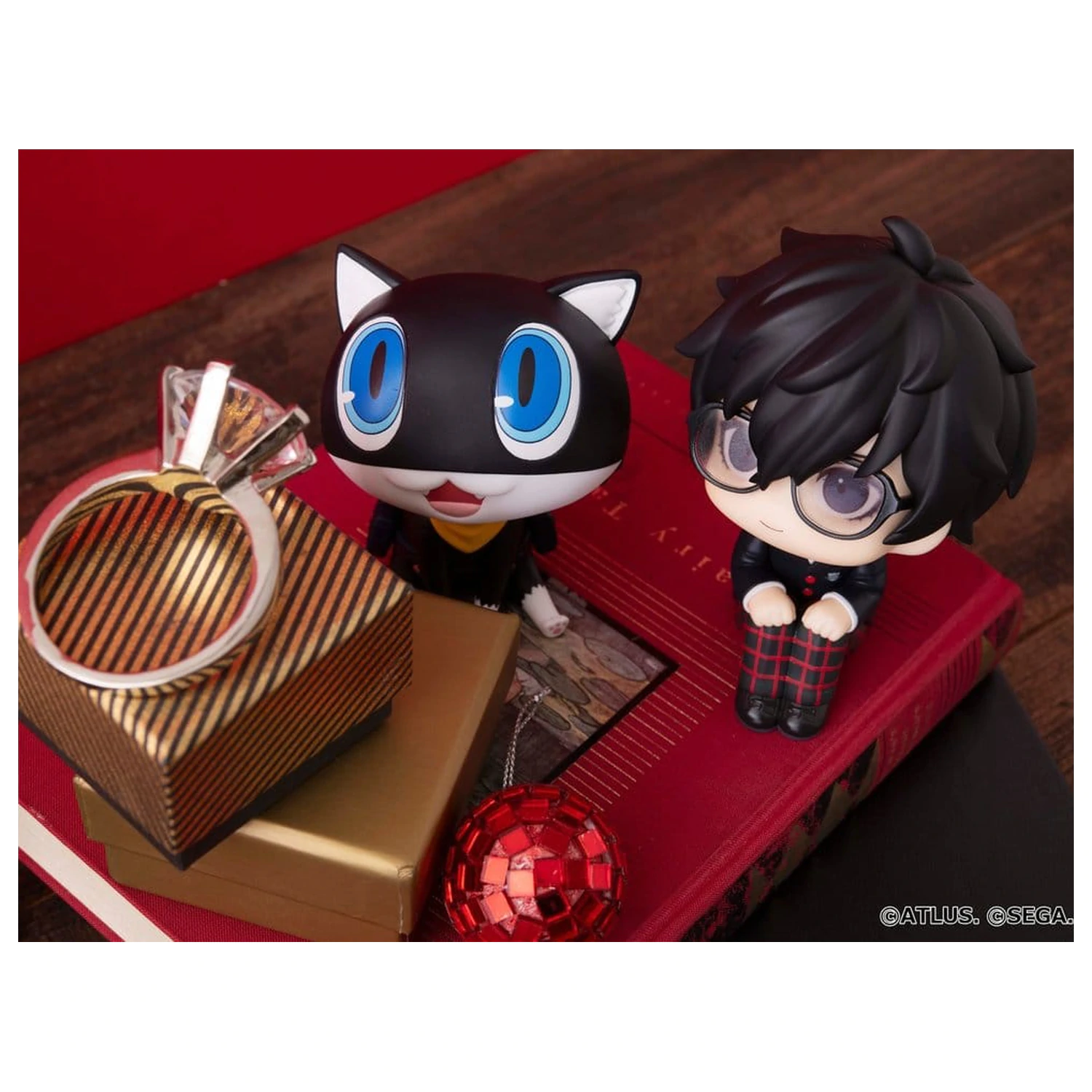 Persona 5 the Royal Look Up PVC Figures 2-Pack Hero & Morgana 11 cm (with gift) product photo