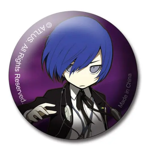 Persona Q metal Pin Badge Protagonist P3 product photo