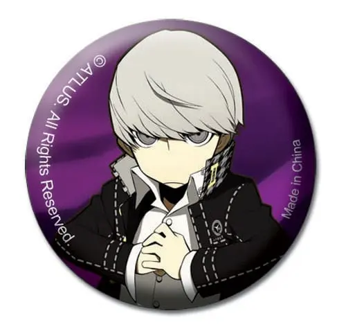 Persona Q metal Pin Badge Protagonist P4 product photo