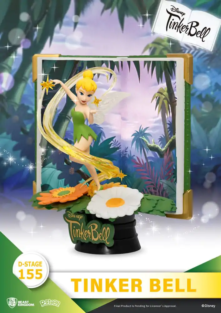 Peter Pan Book Series D-Stage PVC Diorama Tinker Bell 15 cm termékfotó