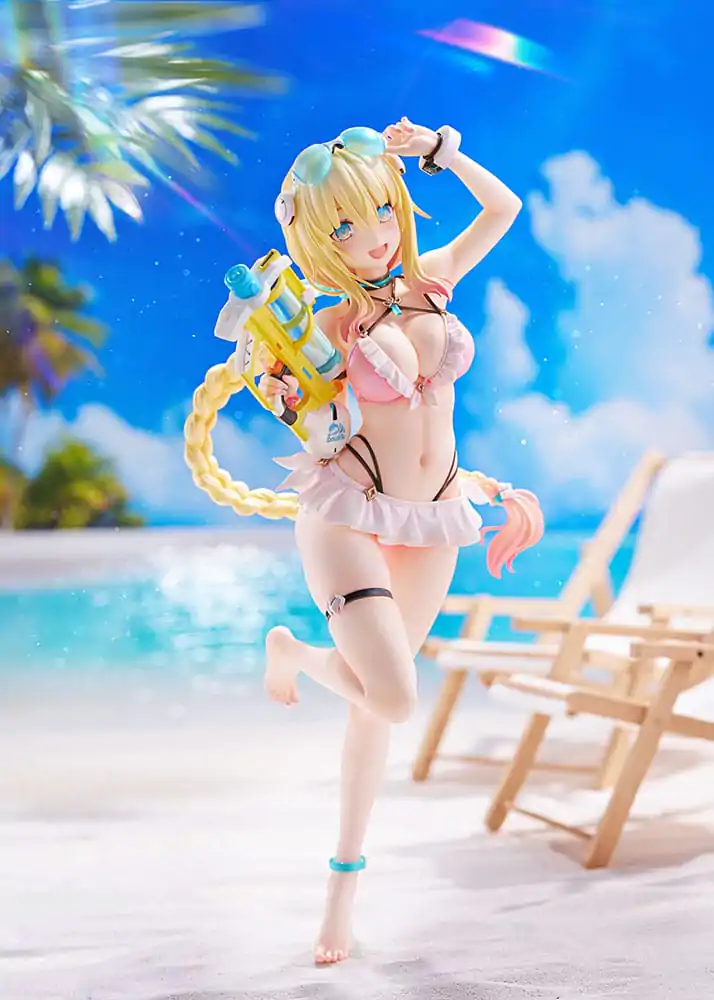 Phantasy Star Online PVC Statue 1/7 es Akhtal Summer Vacation 24 cm product photo